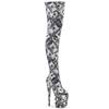 Pleaser - FLAMINGO3000DP Cuissardes à plateforme - Chaussures de pole dance - Vert Product image